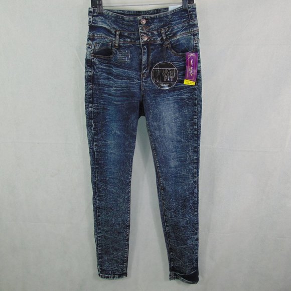 Wet Seal Denim - Jalate Wet Seal High waist Acid wash jeans + sz 14